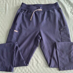 Landau Women’s Navy Blue Classic Fit Scrub Medical Professional Pants Size Small